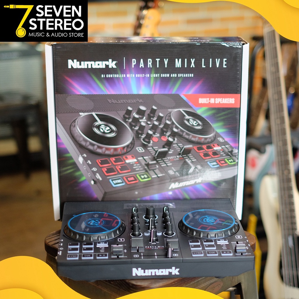 Numark Partymix Live DJ Controller WIth Built In Speaker