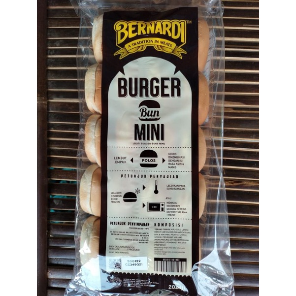 Roti Burger Bernadi Mini isi 20