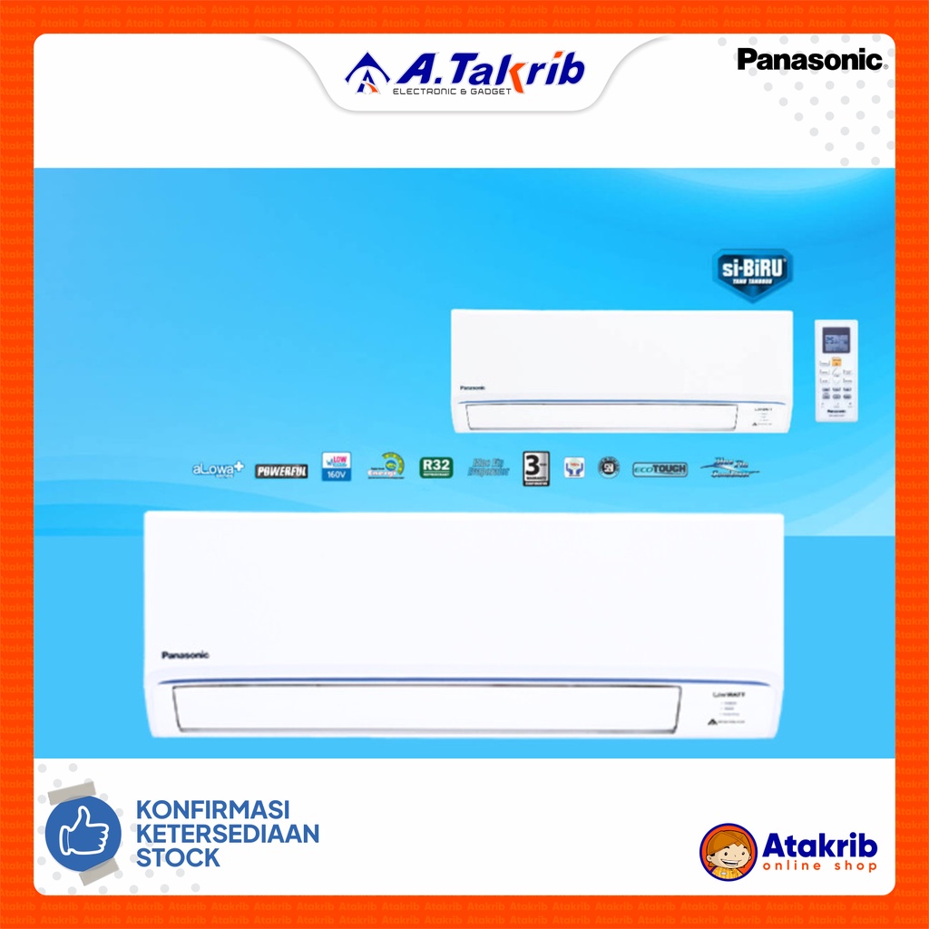 PANASONIC AC LOW WATT 3/4 PK CS-KN7WKJ