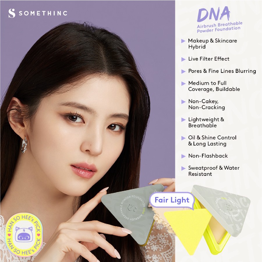 SOMETHINC DNA Airbrush Breathable Powder Foundation - Bedak PadaT