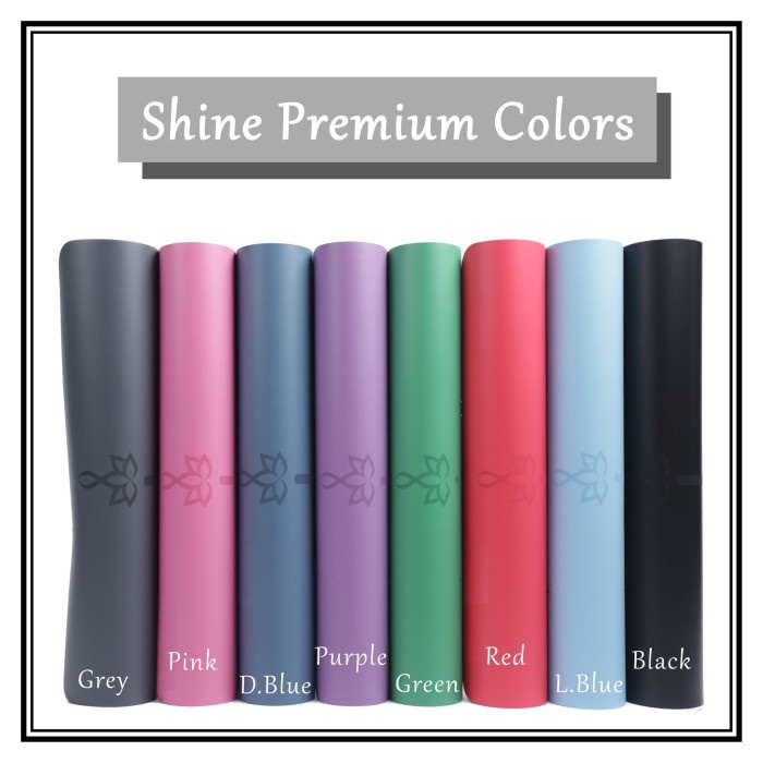 {storecolection} Matras Yoga Premium SHINE 5mm sekelas Liforme dan Lululemon Limited