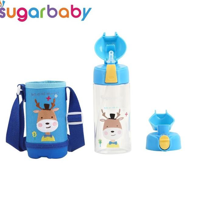♣ Sugar Baby TRITAN Kid Bottle 2in1(480 ml,12 mo+) - Blue ♦
