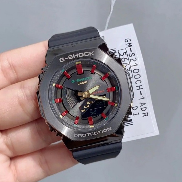 CASIO G-SHOCK GM-S2100CH-1A GM-S2100CH-1ADR JAM TANGAN ORIGINAL ORI