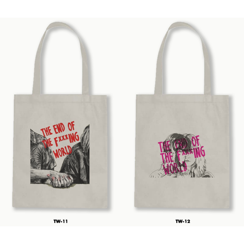 TOTE BAG BLACU - THE END OF THE F***ING WORLD 1