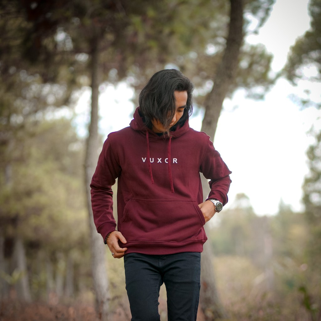 Vuxor Hoodie Basic Burgundy