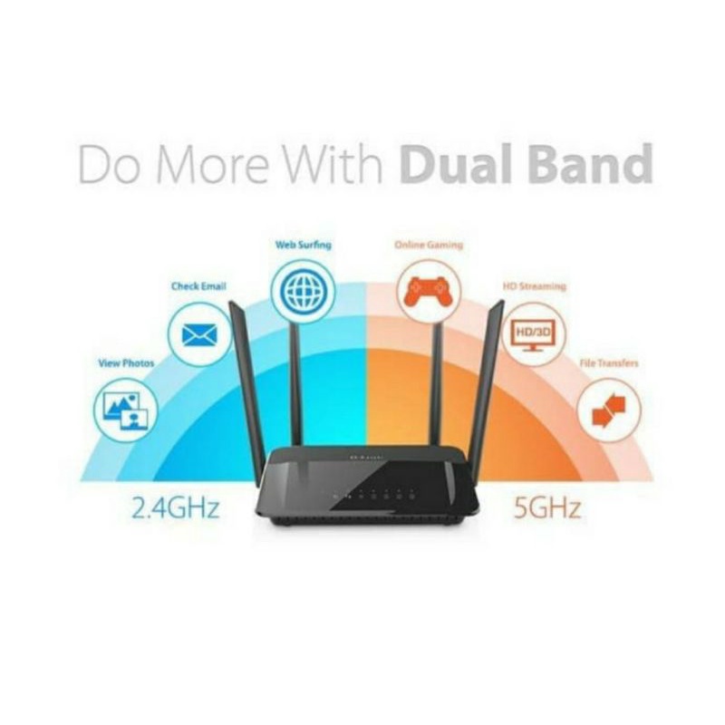 ROUTER D-LINK DIR-822 AC 1200 DUAL BAND