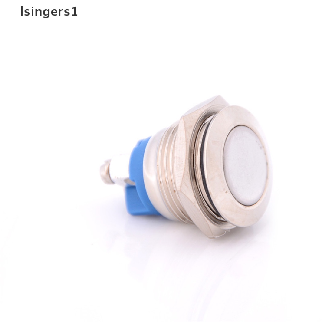 (lsingers1) Saklar Tombol Tekan ON / OFF 16mm Anti Air Bahan Metal Untuk Klakson Mobil