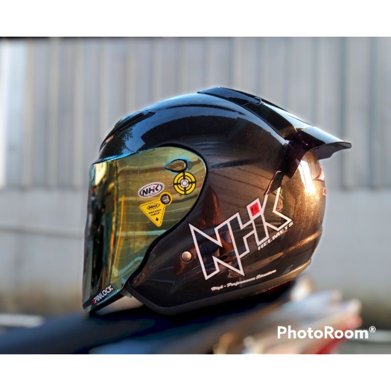 HELM NHK R6 PAKET GANTENG VENOM VISOR WITH SPOILER +STIKER-4