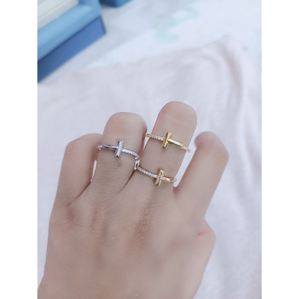 cincin asli perak lapis emas/cincin tifany mp cor/cincin asli silver 925/cincin fashion wanita