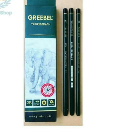 

saPensil 2B GREEBEL Pensil Ujian ( per Lusin ) sa Kode(A03B14)