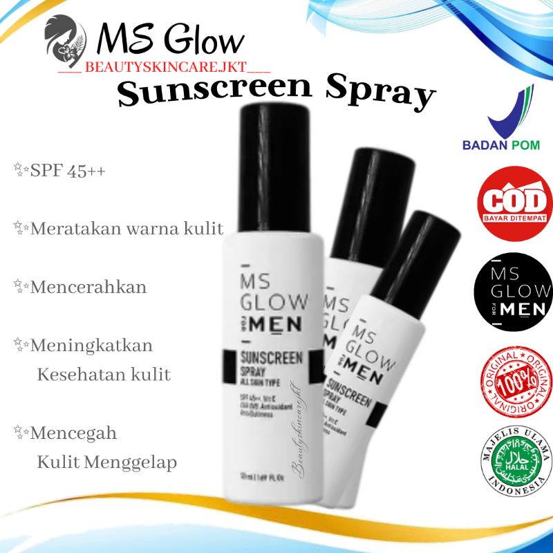 Ms Glow For Men Sunscreen Spray