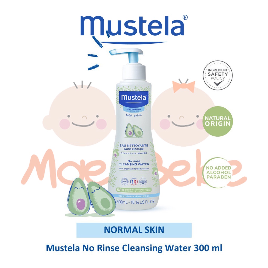 [PROMO] Mustela No Rinse Cleansing Water 300ml