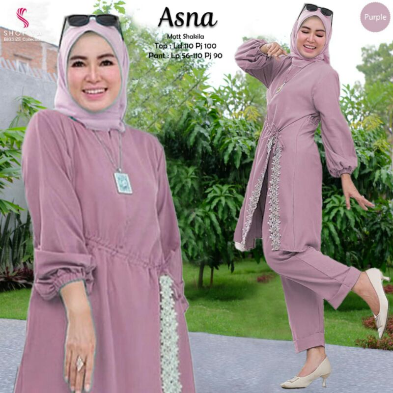 ASNA One Set (top &amp; pants) Berlabel Shofiya