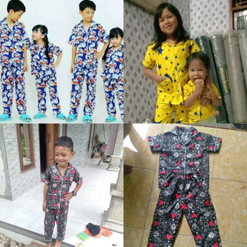 PIYAMA ANAK BAJU TIDUR ANAK RANDOM 1-8 TH