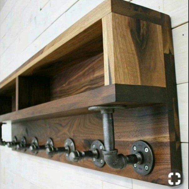 Rak Botol - Rak Kayu Kafe Botol