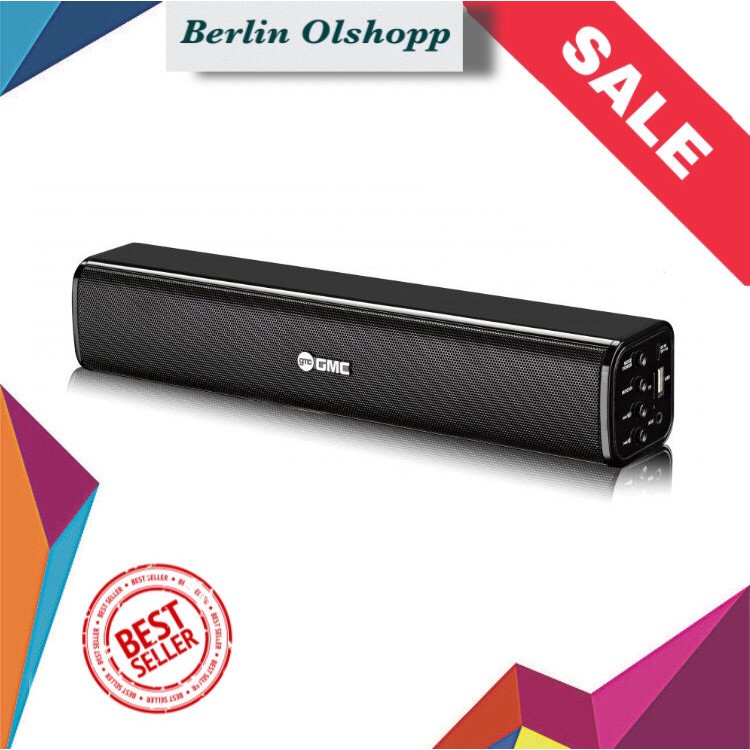 Speaker Portable BLUETOOTH 20 RMS GMC 881B SUPER BEST SELLER