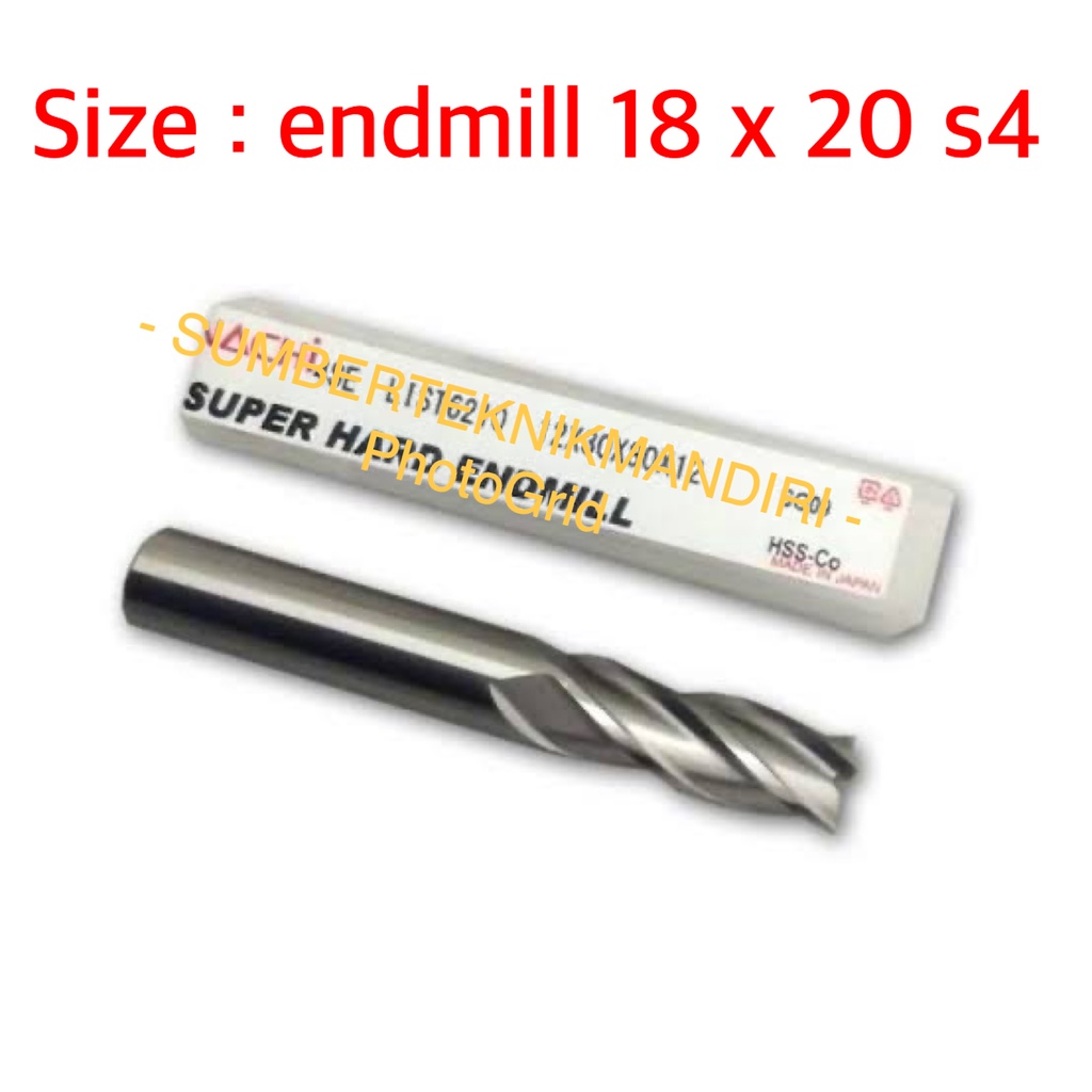 NACHI SUPER HARD ENDMILL 18 MM MATA 4 / ENDMILL NACHI 18MM S4
