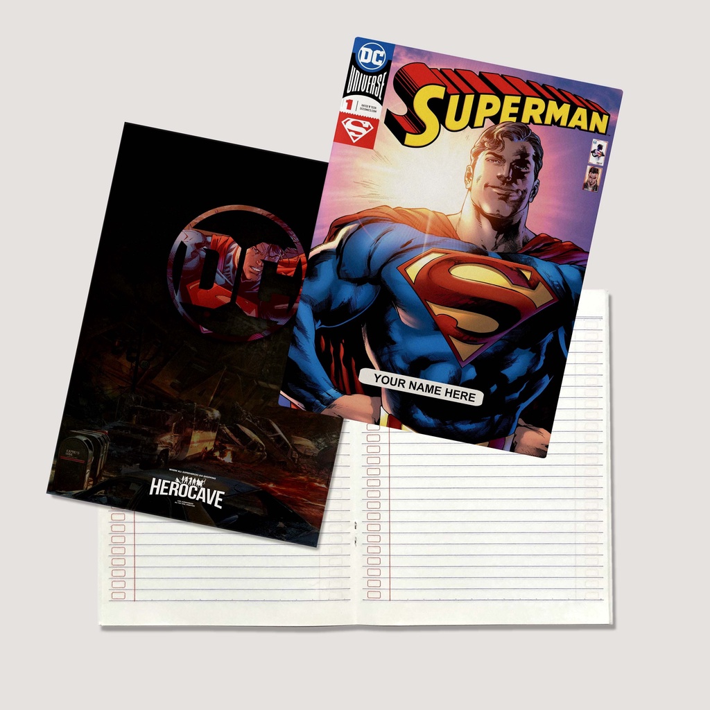 

BUKU CATATAN SUPER-MAN COMIC - PREMIUM GAMBAR FULLPRINT