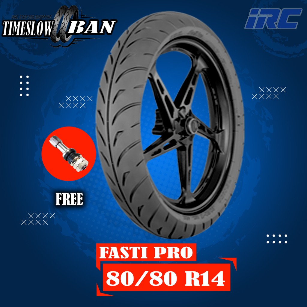 Ban Motor Matic RACING COMPOUND // IRC FASTI PRO 80/80 Ring 14 Tubeless