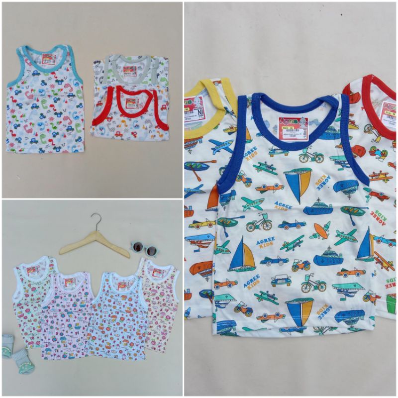 Bisa COD Kaos Kutung Agree singlet oblong agree/kaos singlet murah