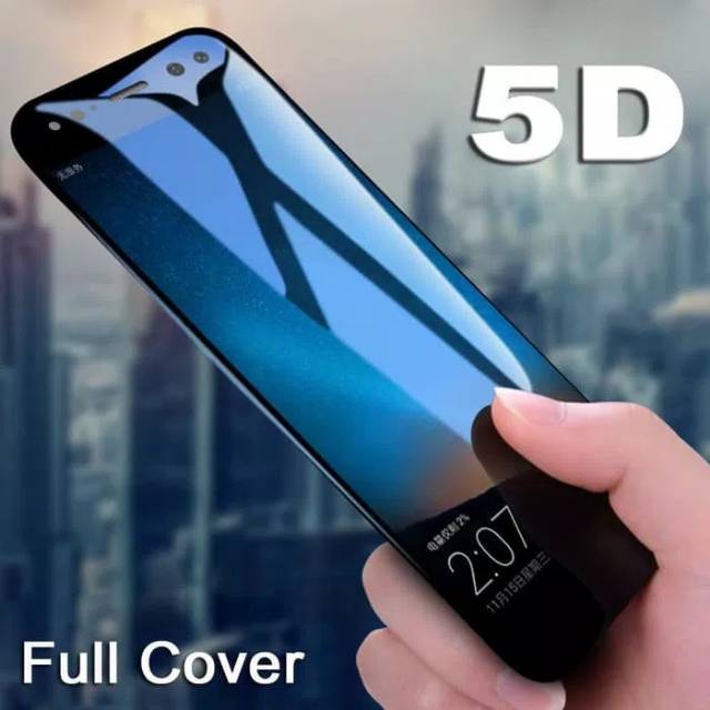 TEMPERED GLASS FULL LEM 5D 9D SAMSUNG A8 PLUS 2018 ANTI GORES KACA FULL LEM -COVER