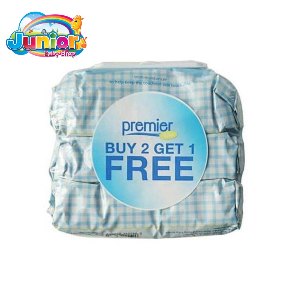 (3Pcs) Premier Fresh&amp;Smooth Wipes 50s