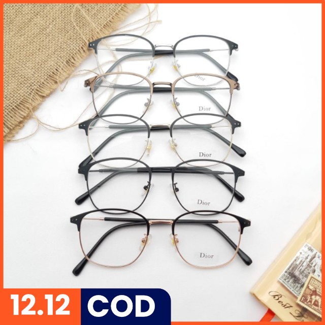 [BISA COD] Kacamata 1924 l Ganti Lensa Minus l Anti Radiasi...