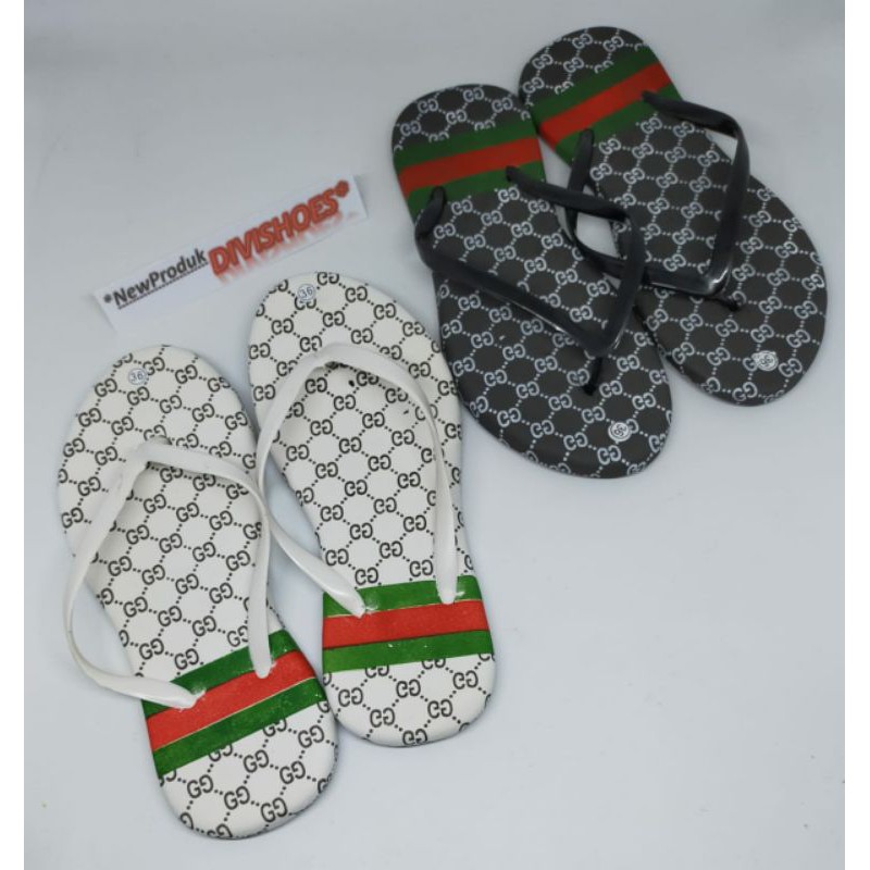 Sandal Jepit Wanita Teplek Spon JPT01 Spon Tali Jelly