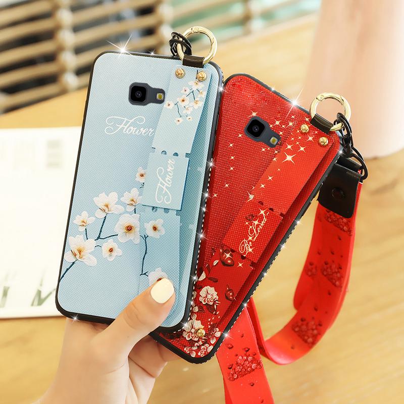 Samsung Galaxy J4 J6 J2 J5 J7 Prime Case Broken Flowers