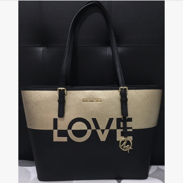 SOLD Preloved Michael Kors Jet Set Two Tone