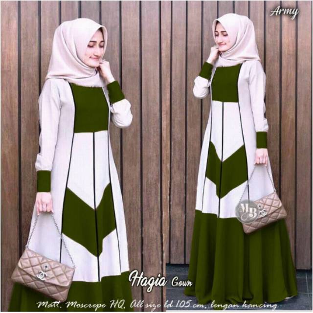 GAMIS SYAR'I GAMIS HAGIA GAMIS MURAH GAMIS MUSLIMAH