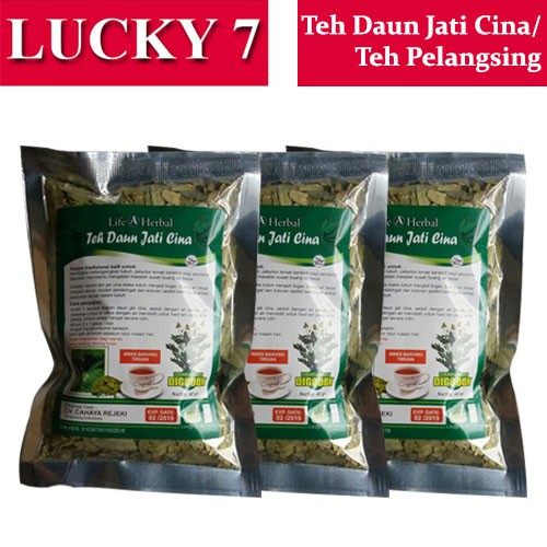 DBI - BISA COD - Teh Daun Jati Cina / Teh Pelangsing Peluntur Lemak Ampuh / Teh Hijau / Teh Herbal