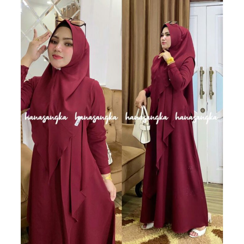 gamis camelia by hanasangka