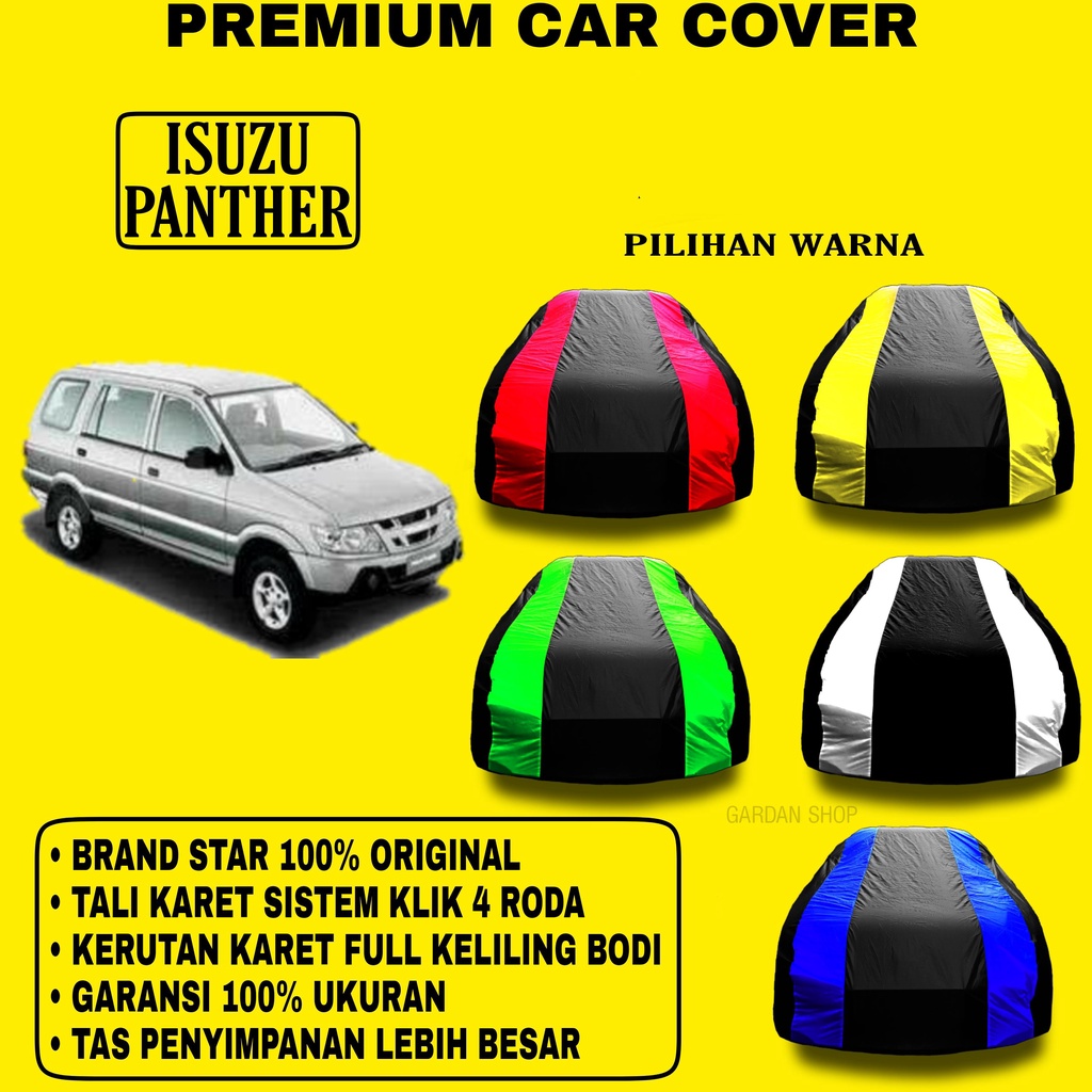 Body Cover ISUZU PANTHER Garis 2 WARNA Penutup Pelindung Bodi Mobil Isuzu Panther PREMIUM