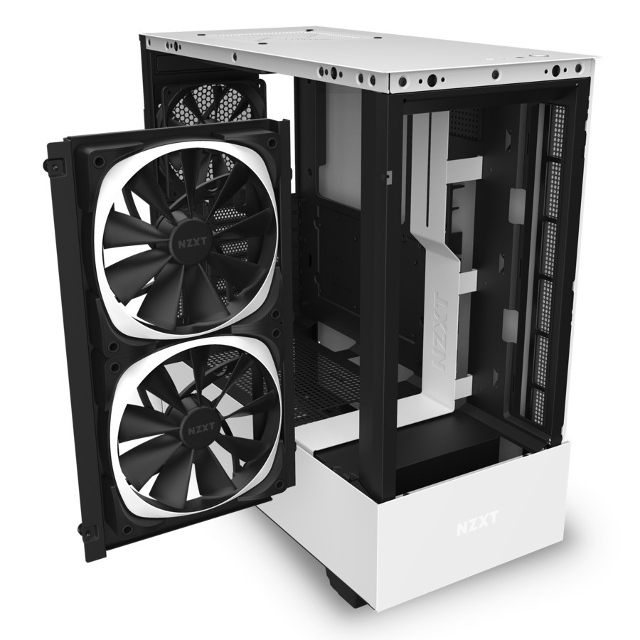 NZXT H510 Elite Matte White MANTULLL GAN