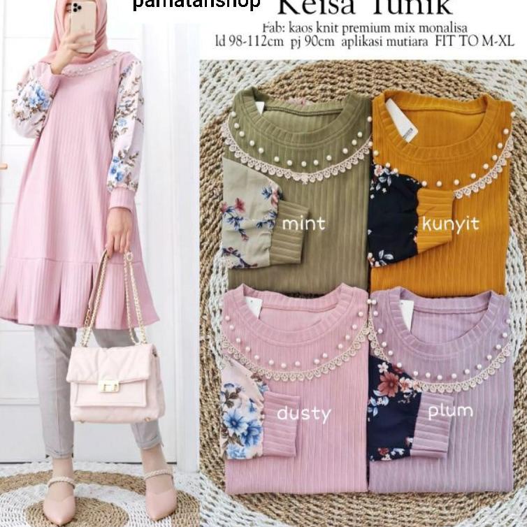 Modern.. tunik terbaru import 2021/ tunik import terlaris / tunik kaus import/ atasan import/atasan 