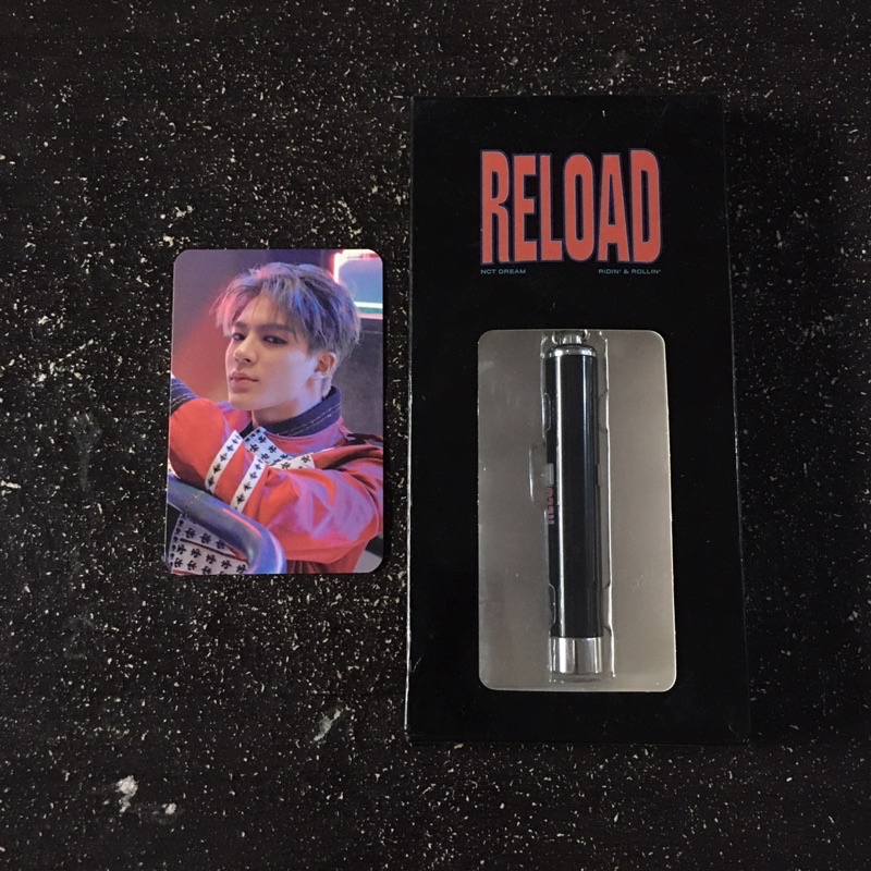 jeno nct dream reload projection keyring set official goods sm entertainment