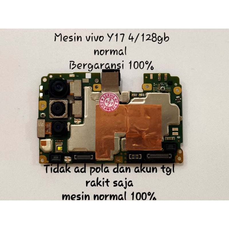 Mesin vivo y17 normal bergaransi mesin vivo y17 normal 4/128gb mesin y17 mesin vivo 1902 normal