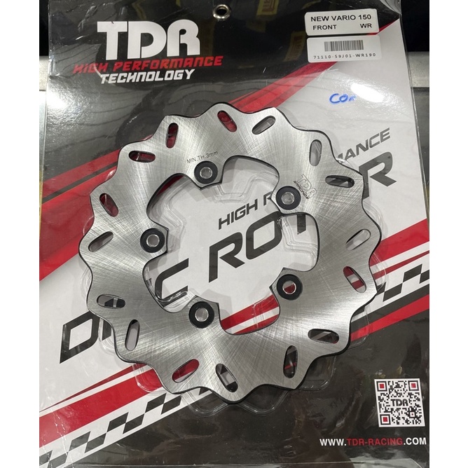 piringan cakram TDR vario 150 190mm baut 5
