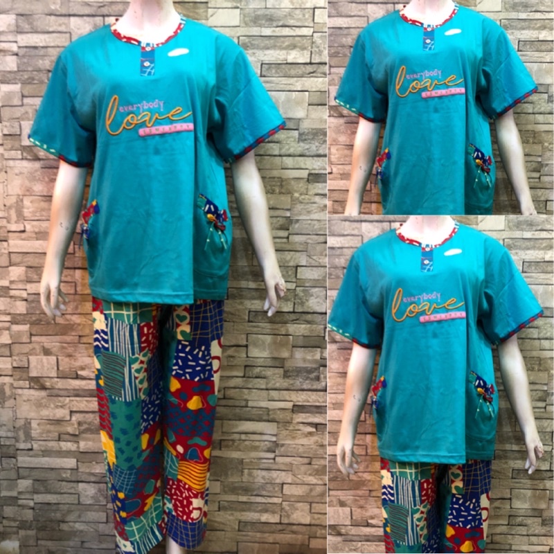 CP FOREVER MAMA SIZE | BAJU TIDUR | PIYAMA | COD-579 Hijau