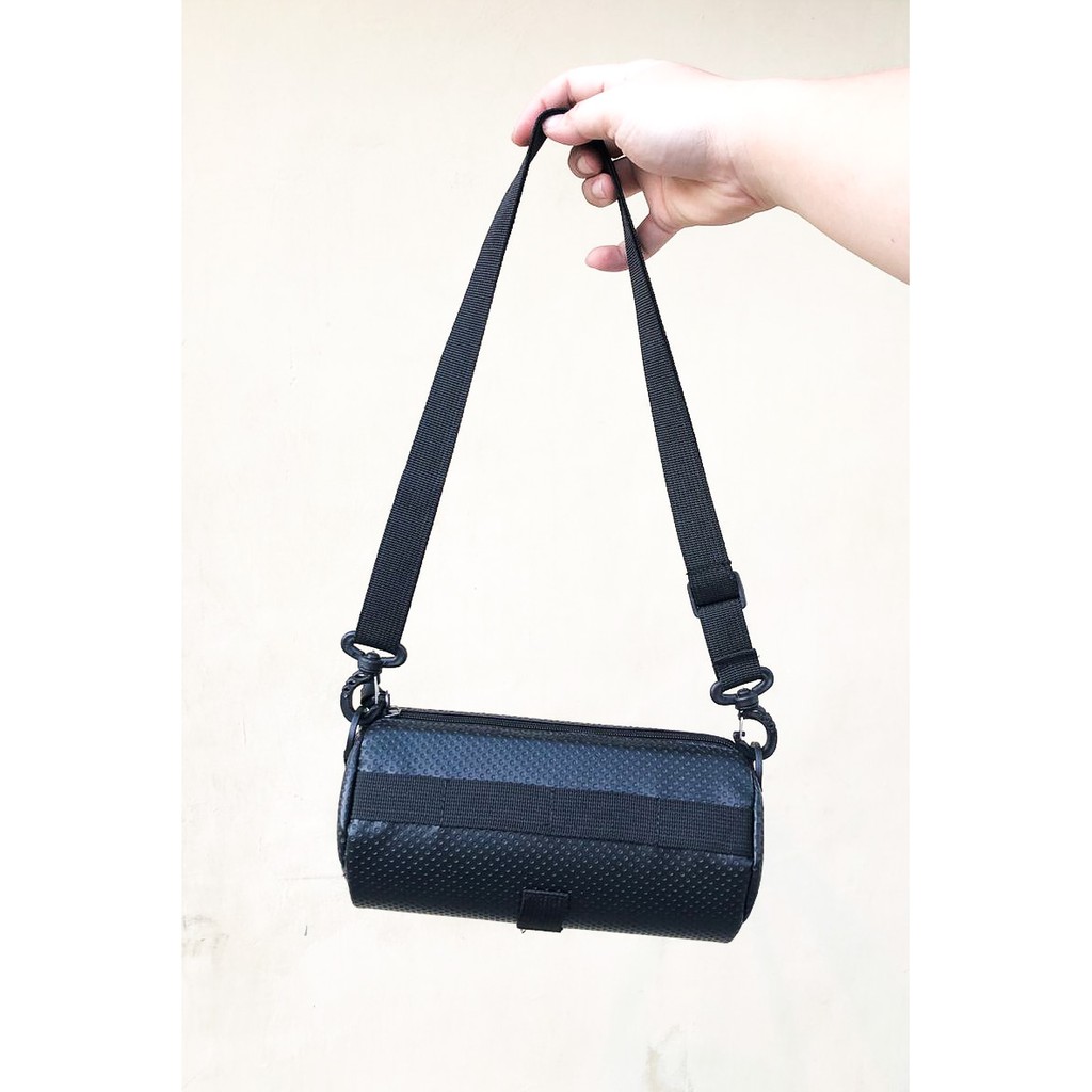 TERLARIS Tas sepeda TanpaMerk original Happy Hour Black Dot tas selempang