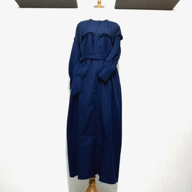 GAMIS MURAH ELIZA Maxi NAVY