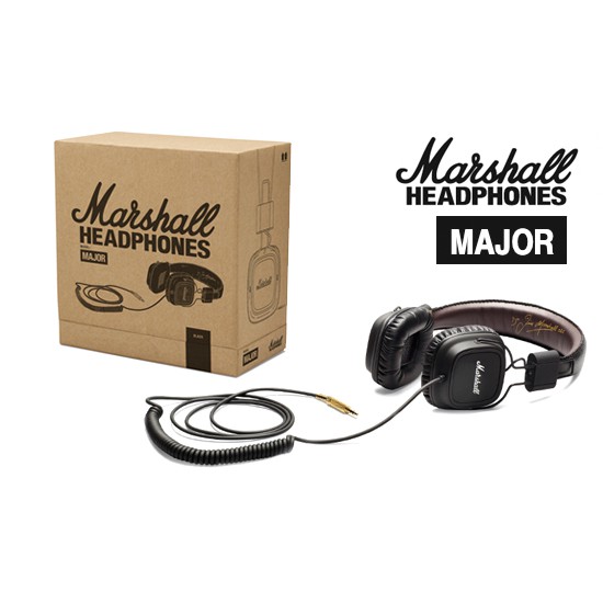 Headphone Marshall Major Premium Headphone Quality Bonus Pouch