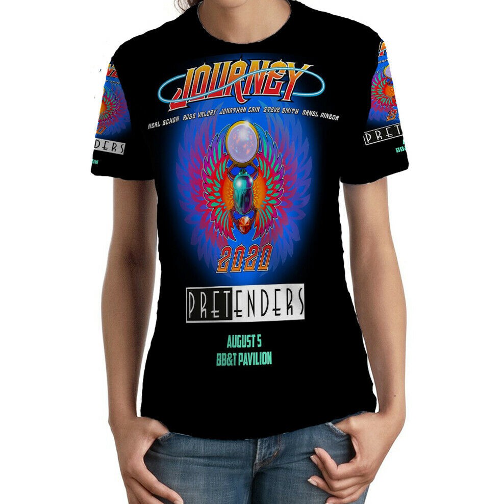 Journey Pretenders Tour 2020 Kaos Fullprint Wanita