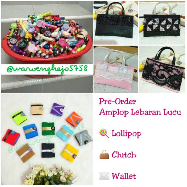 

°WH5758° PO Amplop Lebaran Lucu Unik harga 12pcs Pre-Order