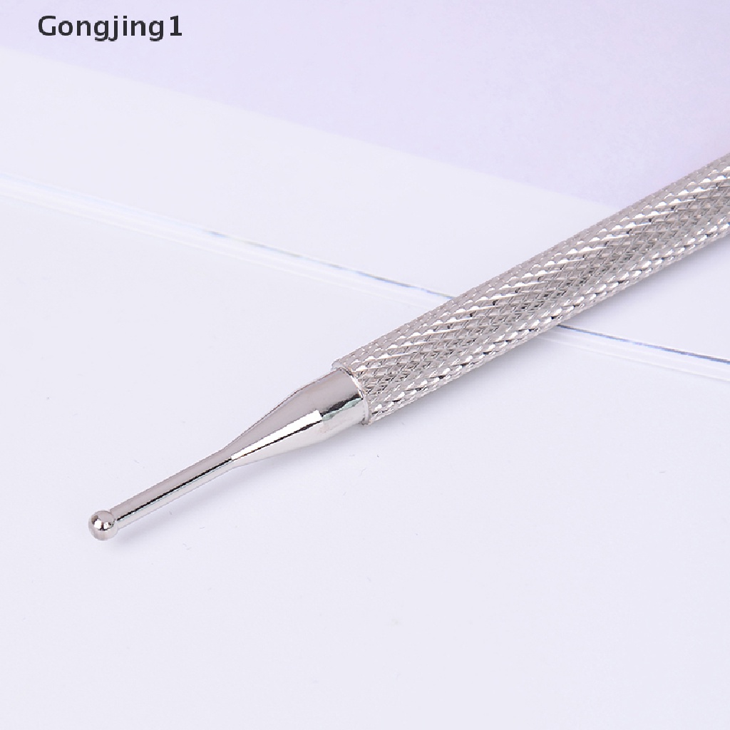 Gongjing1 Alat Pijat Akupuntur Telinga Auricle Flexible Warna Silver