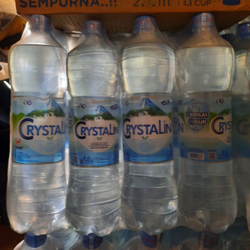 

CRYSTALIN AIR MINERAL 1,5 LITER 1 PAK ISI 12 BOTOL BESAT