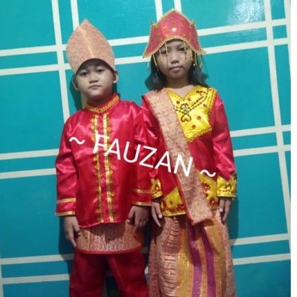 Baju Adat Palembang anak TK SD // Pakaian Adat Anak Palembang