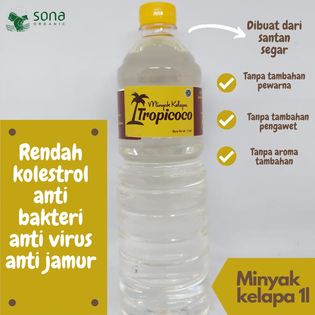 

Minyak Goreng Kelapa 1l - Tropicoco - Minyak Kelapa