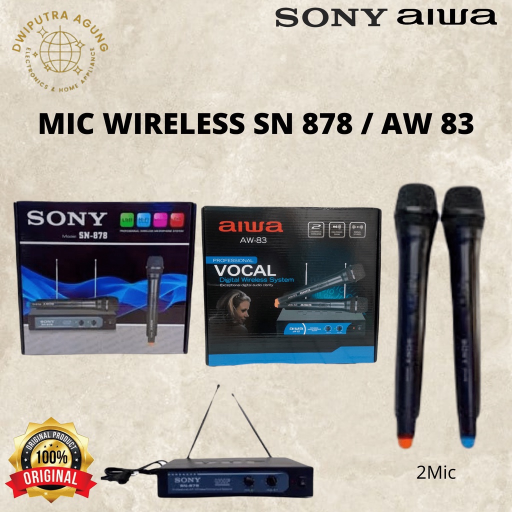 MIC WIRELESS SONY SN878 GOOD QUALITY